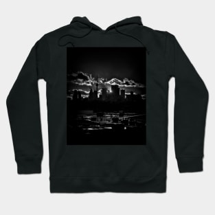 Toronto Canada Skyline At Sunset From The Pape St Bridge Hoodie